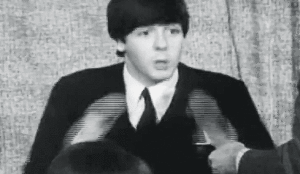 Paul McCartney goes poof